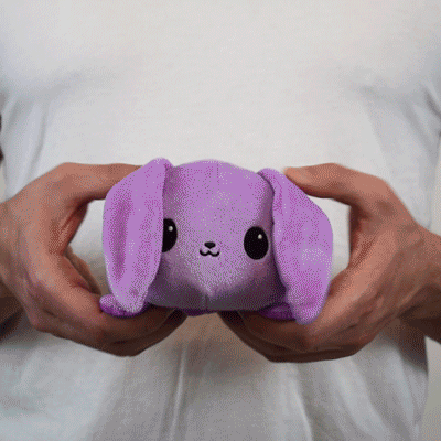 TeeTurtle Reversible Bunny: Purple (Mini) – Little Shop of Magic