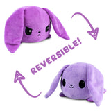 TeeTurtle Reversible Bunny: Purple (Mini)