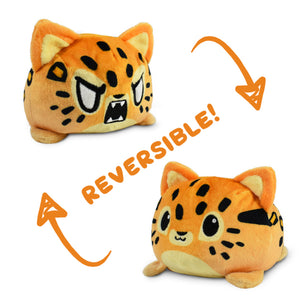 TeeTurtle Reversible Leopard: Orange (Mini)