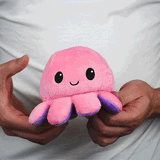 TeeTurtle Reversible Octopus: Pink/Purple (Mini)