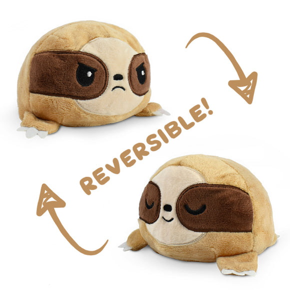 TeeTurtle Reversible Sloth: Brown (Mini)