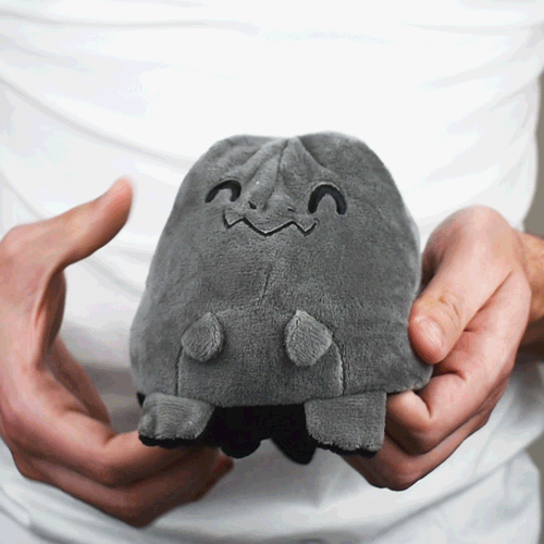 TeeTurtle ReversibleT-Rex: Gray/Black (Mini) – Little Shop of Magic