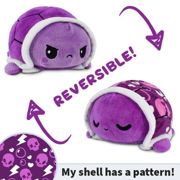 TeeTurtle Reversible Turtle: Punk Shell/Purple (Mini)