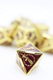 Royal Amethyst Sword RPG Metal Dice Set