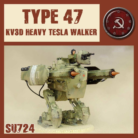 DUST 1947: TYPE 47 KV3D Heavy Tesla Walker