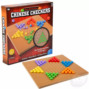 Classic Wooden Games 10" Chinese Checkers