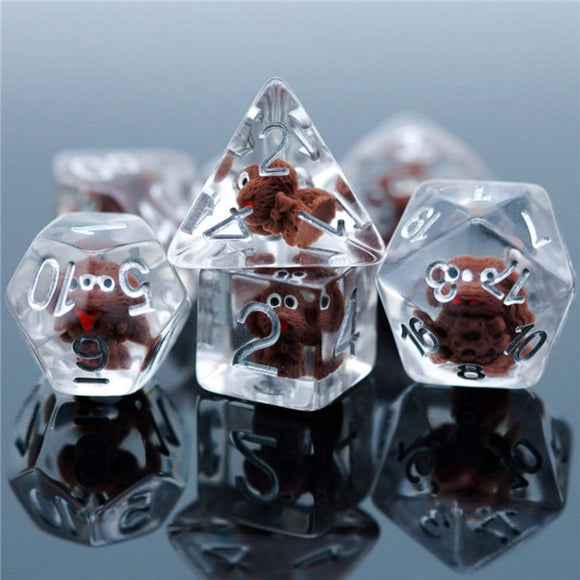 Fluffy Puppy RPG Dice Set