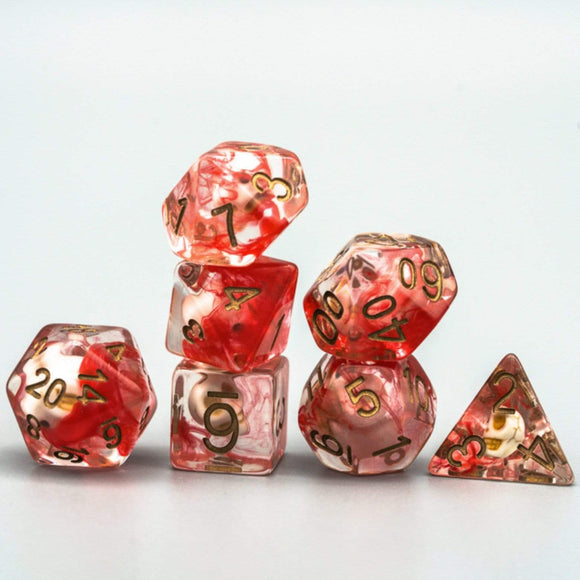 Ghostface Skull RPG Dice Set