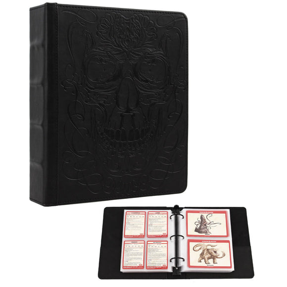 Forged Curiosities Cache D&D Card Book (Skull Ed.) Black
