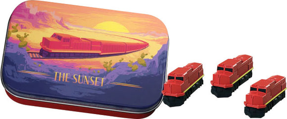Deluxe Board Game Train Set: Sunset