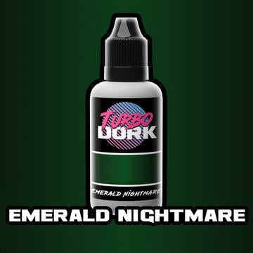 Turbo Dork: Metallic Acrylic Paint - Emerald Nightmare
