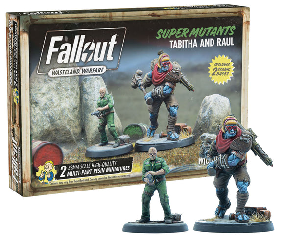 Fallout: Wasteland Warfare - Super Mutants - Tabitha and Raul