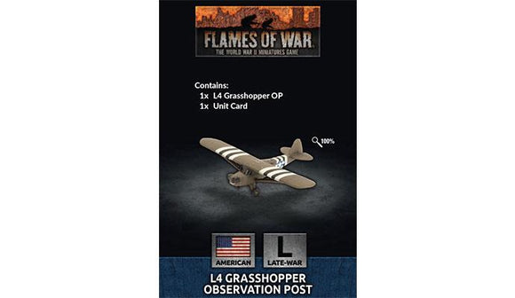 Flames of War: American L4 Grasshopper Observation Post (Late War)