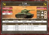 Flames of War: Soviet T-34 Tank Company