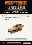 Flames of War: German SD KFZ 251 Flamethrower Platoon (Late War)