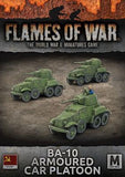 Flames of War: Soviet BA-10 Armoured Car Platoon (Mid War)