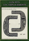 Flames of War: Log Emplacements - Gun Pit Markers