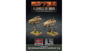Flames of War: German Armoured Reconnaissance Company HQ (Late War)