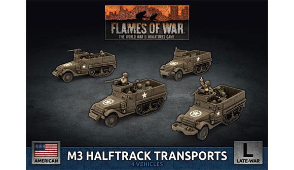 Flames of War: American M3 Halftrack Transport Platoon (Late War)