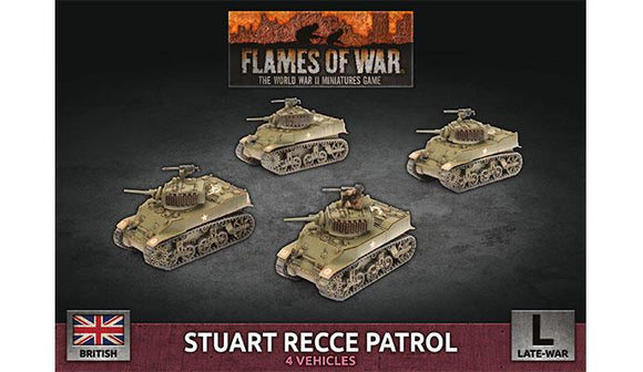 Flames of War: British Stuart Recce Patrol (Late War)