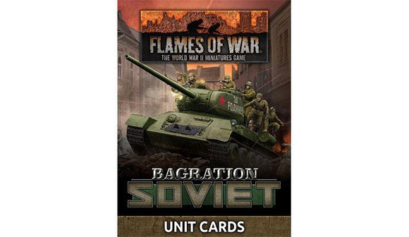 Flames of War: Bagration - Soviet Unit Cards