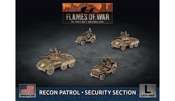 Flames of War: American Recon Patrol - Security Section (Late War)
