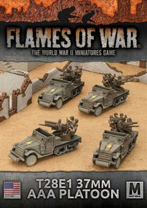 Flames of War: American 28E1 37mm AAA Platoon (Mid War)