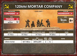 Flames of War: Soviet 82mm and 120mm Mortar Company (Late War)