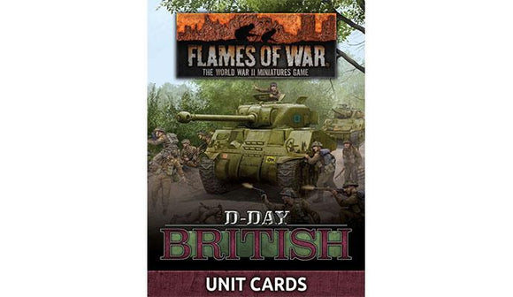 Flames of War: D-Day - British Unit Cards – Little Shop of Magic