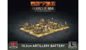 Flames of War: German 10.5cm Artillery Battery