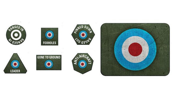 Flames of War: British Tokens and Objectives (Late War)