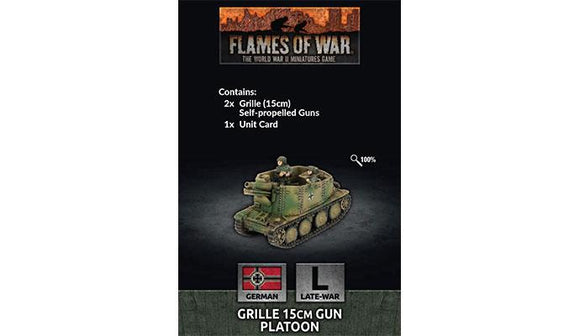 Flames of War: German Grille 15cm Gun Platoon (Late War)