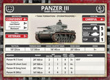 Flames of War: German Panzer III Tank Platoon