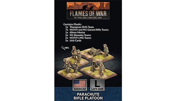 Flames of War: American Parachute Rifle Platoon (Late War)