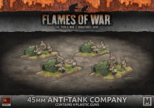Flames of War: Soviet 45mm Anti-Tank Company (Mid War)