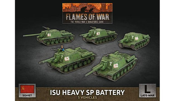 Flames of War: Soviet ISU Heavy SP Battery (Plastic)