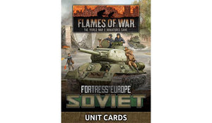 Flames of War: Fortress Europe - Soviet Unit Cards
