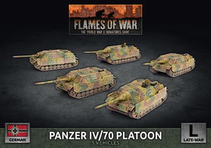 Flames of War: German Panzer IV/70 Platoonn (Late War)