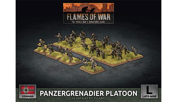 Flames of War: German Panzergrenadier Platoon (Late War)