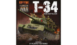 Flames of War: Soviet T-34 Battalion Army Deal