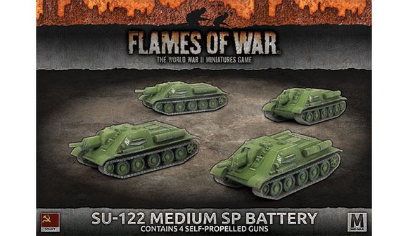 Flames of War: Soviet SU-122 Medium SP Battery (Mid War)