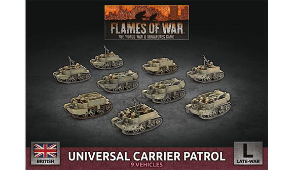 Flames of War: British Universal Carrier Patrol (Late War)