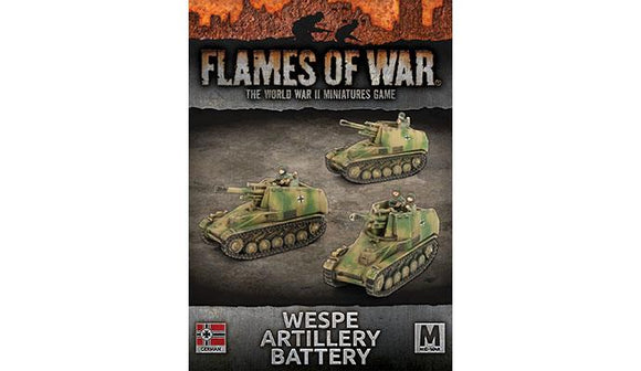 Flames of War: German Wespe Artillery Battery