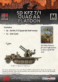 Flames of War: German SD KFZ 7/1 Quad AA Platoon