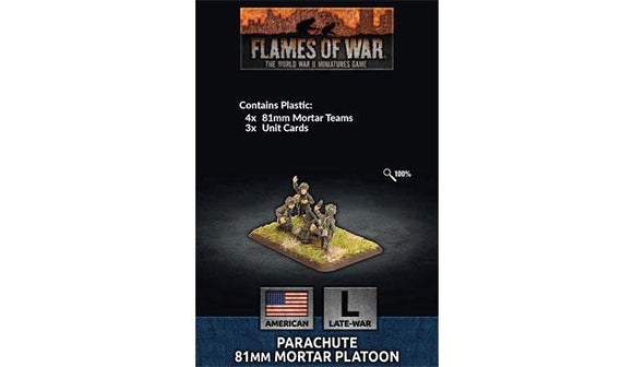 Flames of War: American Parachute Mortar Platoon (Late War)