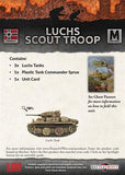 Flames of War: German Luchs (Panzer II) Scout Troop