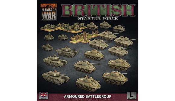 Flames of War: British Starter Force - Armoured Battlegroup Army Deal (Late War)