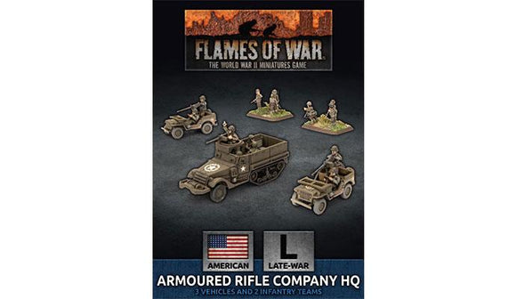 Flames of War: American Armored Rifle Company HQ (Late War)