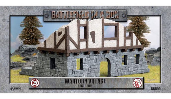 Battlefield in a Box: Wartorn Village - Large Ruin