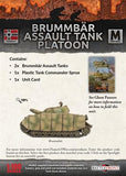Flames of War: German Brummbar Assault Tank Platoon
